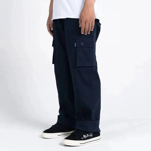 Pride N Joy Co - Navy Cargo Pants Rangers Loose - Pride N Joy Co
