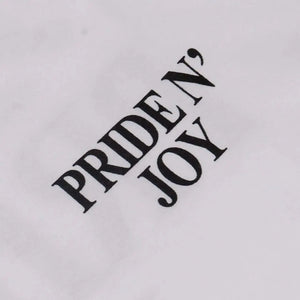 Pride N Joy Co - T-Shirt Longsleeve PNJ Rouman White - Pride N Joy Co