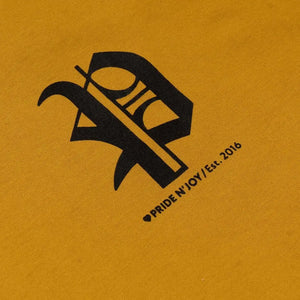 Pride N Joy Co - T-Shirt P Old English Yellow - Pride N Joy Co