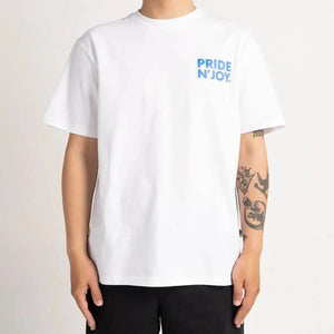 Pride N Joy Co - T-Shirt Tiger Skateboarding White - Pride N Joy Co