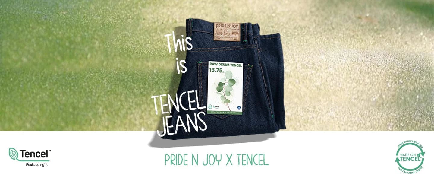 TENCEL raw denim pants — breathable everyday fabric