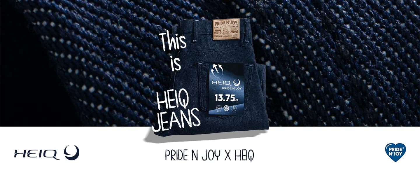 HeiQ Fresh raw denim pants — stays fresh longer