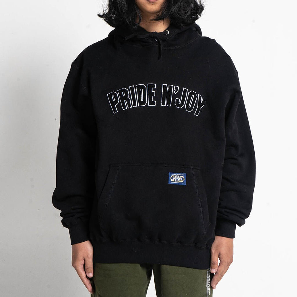 Pride N Joy Co - Arc Logo Hoodie Black - Pride N Joy Co