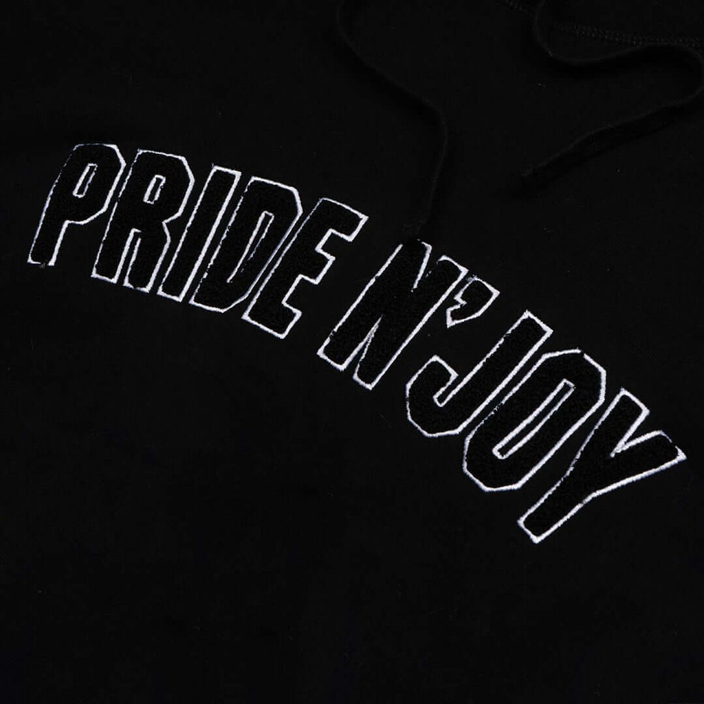 Pride N Joy Co - Arc Logo Hoodie Black - Pride N Joy Co
