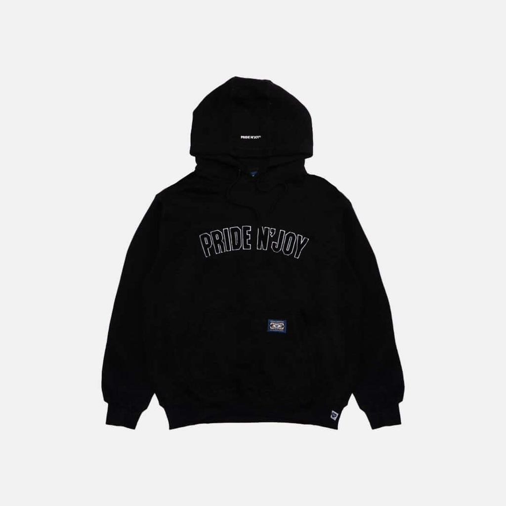 Pride N Joy Co - Arc Logo Hoodie Black - Pride N Joy Co
