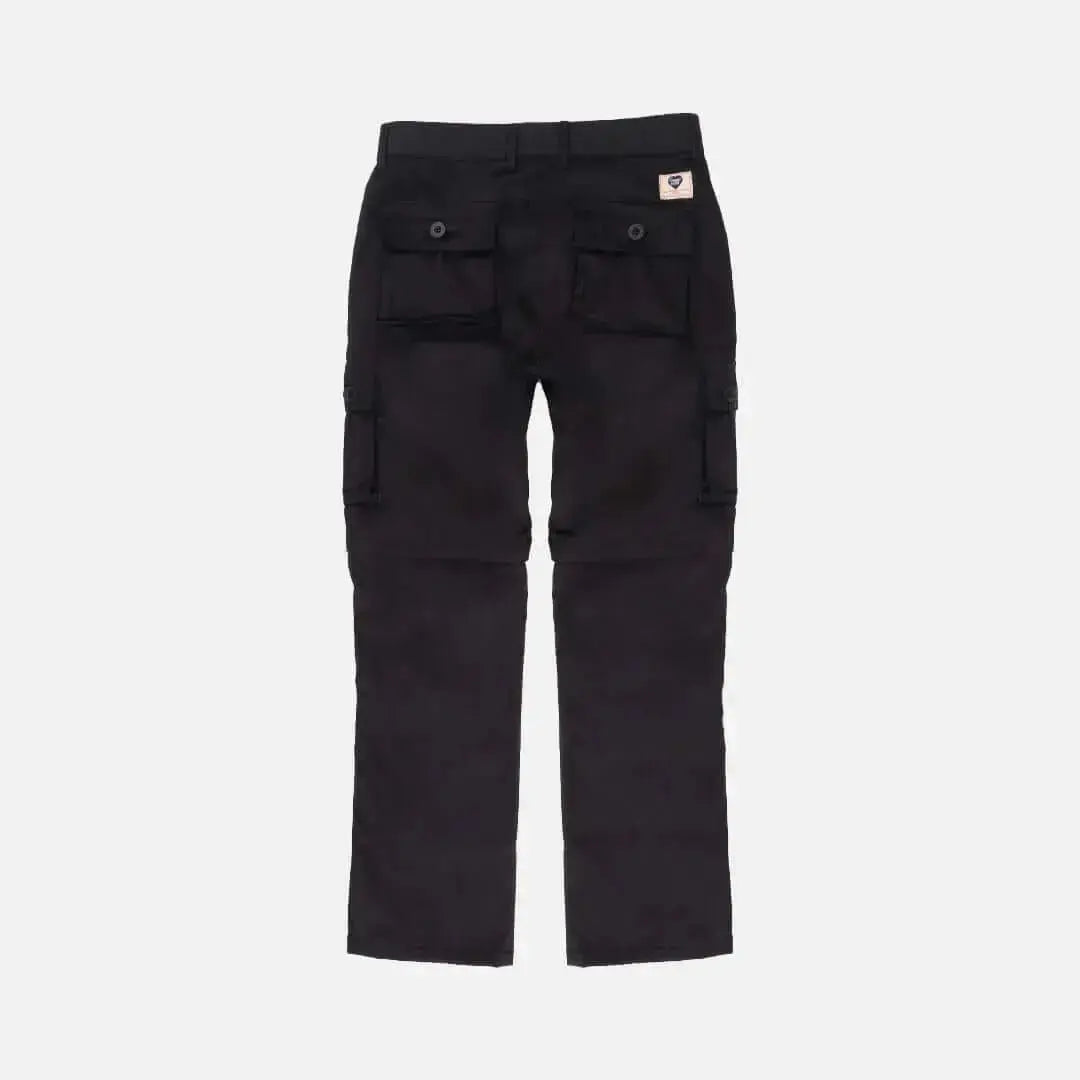Pride N Joy Co - Black Cargo 2in1 Long Short Pants - Pride N Joy Co