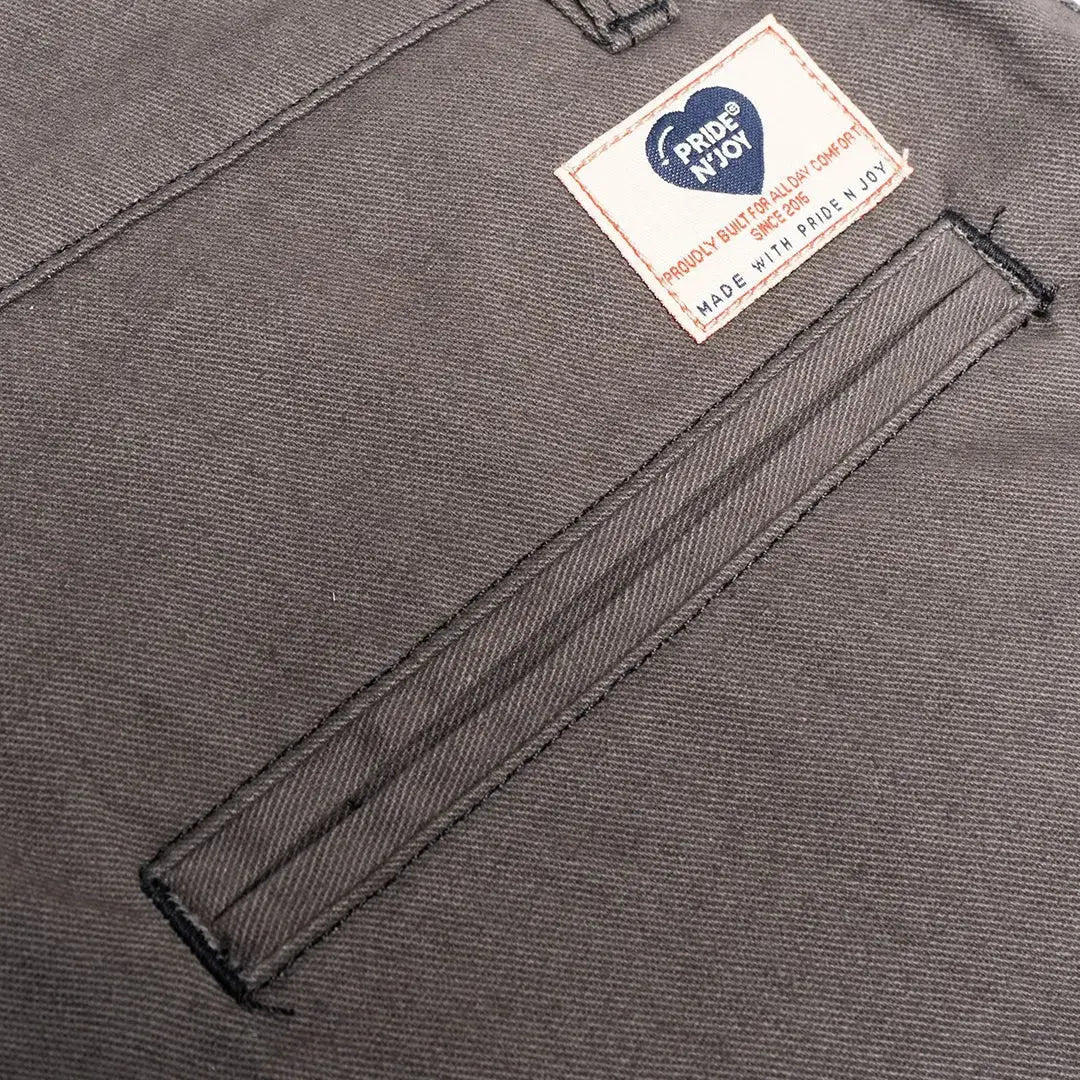 Pride N Joy Co - Chino Pants Grey Twill - Pride N Joy Co