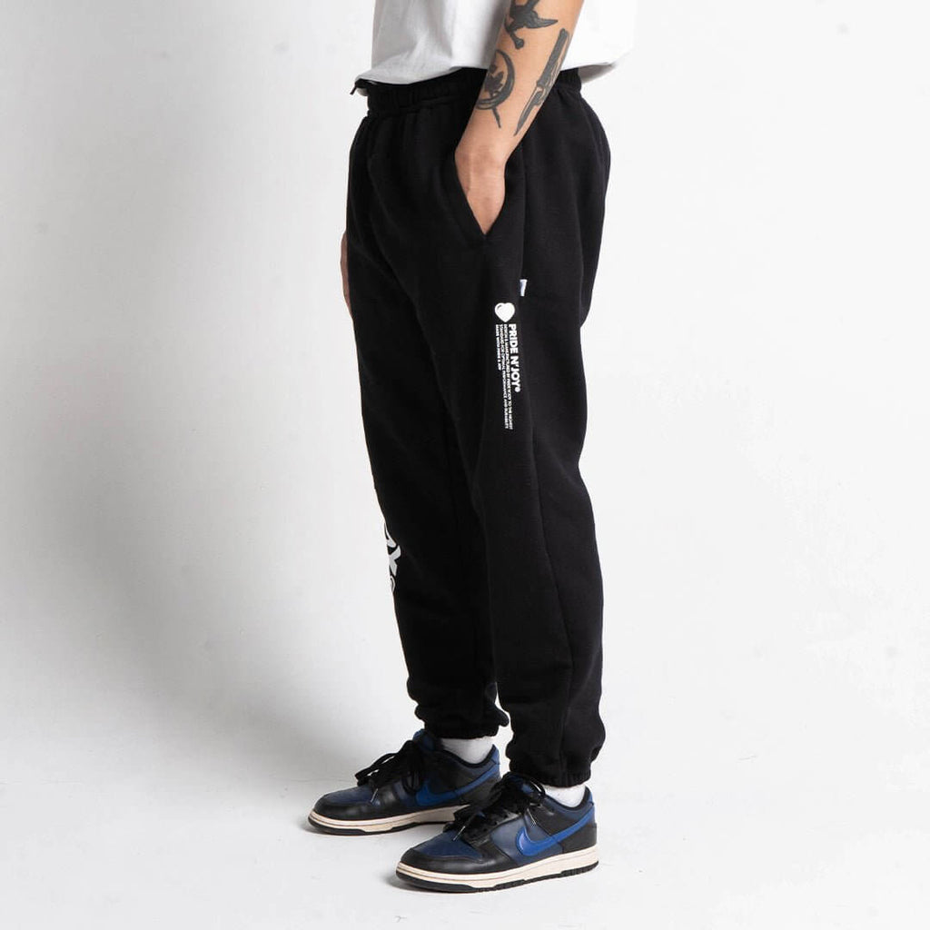 Pride N Joy Co - Fleece Long Pants Black - Pride N Joy Co