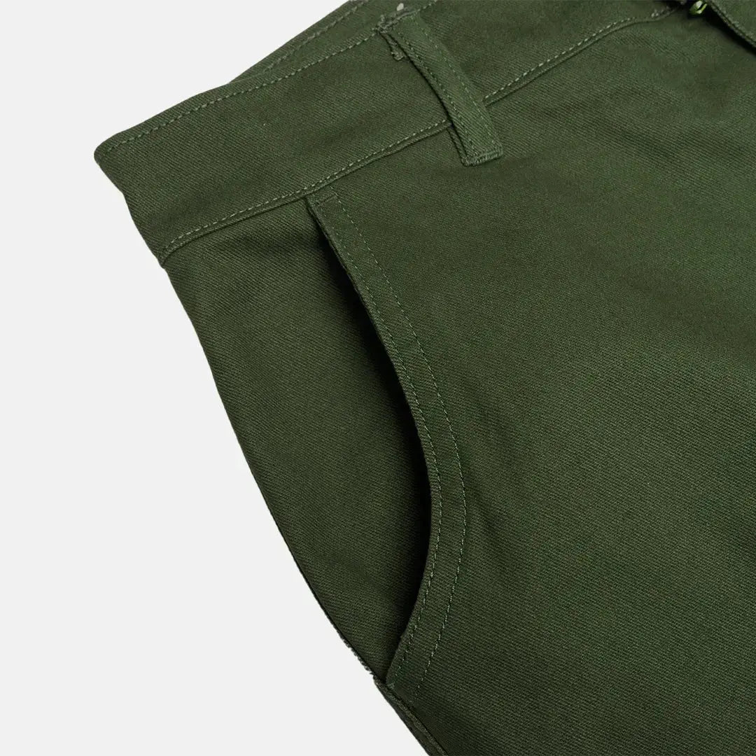 Pride N Joy Co - Green Cargo Basic Pants - Pride N Joy Co