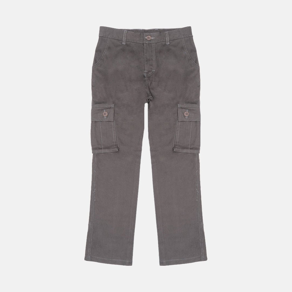 Pride N Joy Co - Grey Cargo Basic Pants - Pride N Joy Co