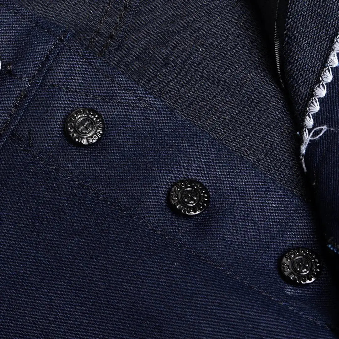 Pride N Joy Co - Indigo x Indigo 12 Oz Raw Denim Jeans - Pride N Joy Co