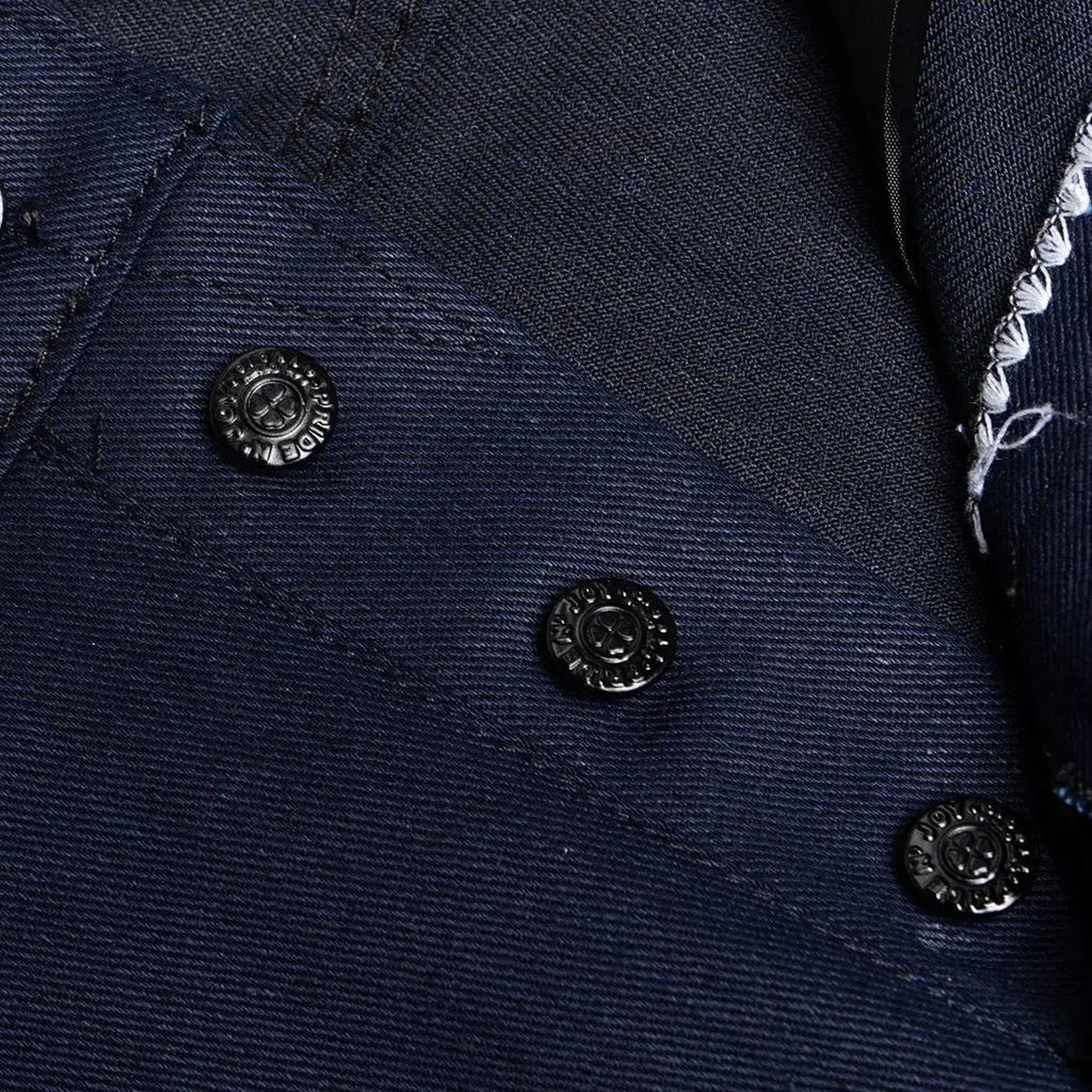 Pride N Joy Co - Indigo x Indigo 12 Oz Raw Denim Jeans - Pride N Joy Co