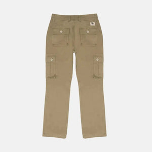 Pride N Joy Co - Khaki Cargo Basic Pants - Pride N Joy Co