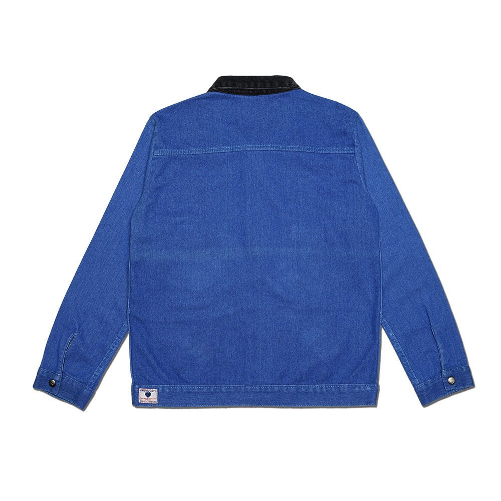 Pride N Joy Co - Menzies 13 Oz Trucker Jacket Denim - Pride N Joy Co