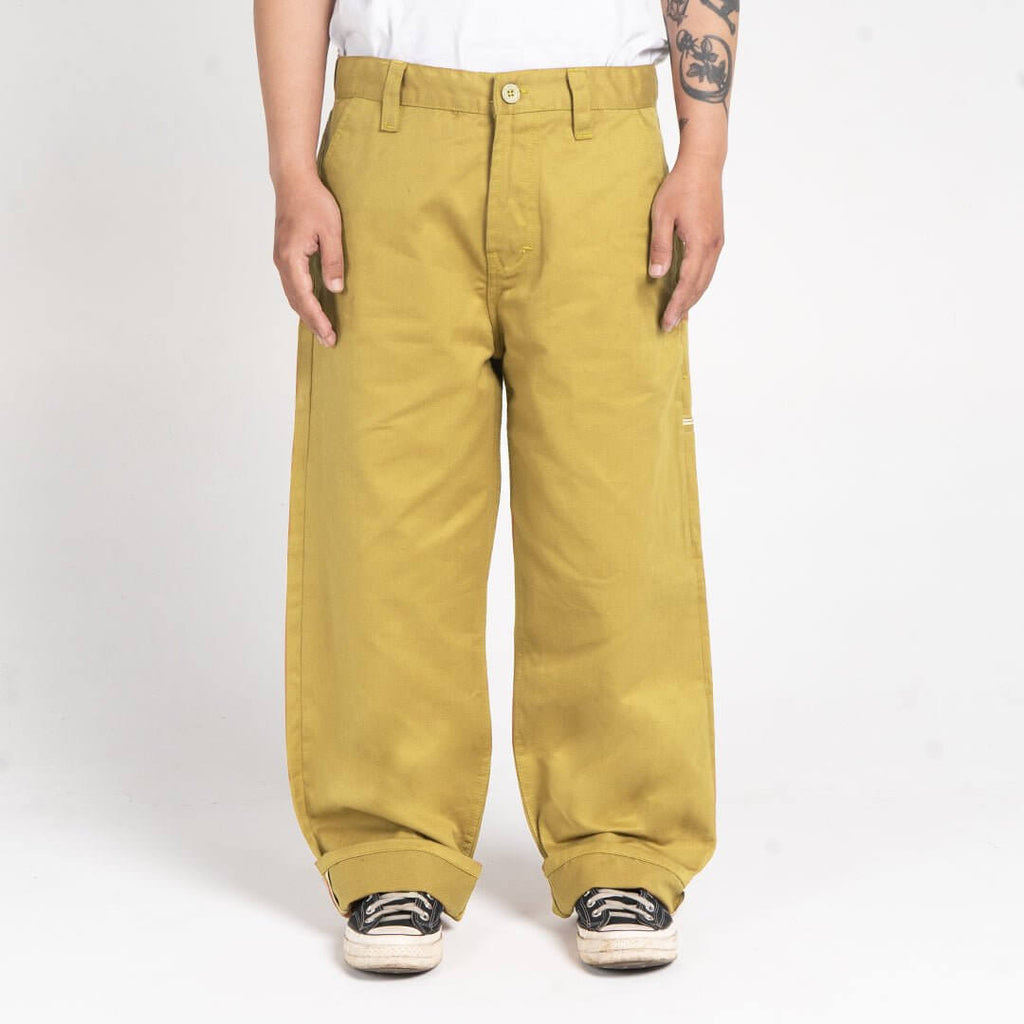 Pride N Joy Co - Selvedge Chino Pants Cream - Pride N Joy Co