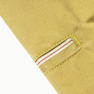 Pride N Joy Co - Selvedge Chino Pants Cream - Pride N Joy Co