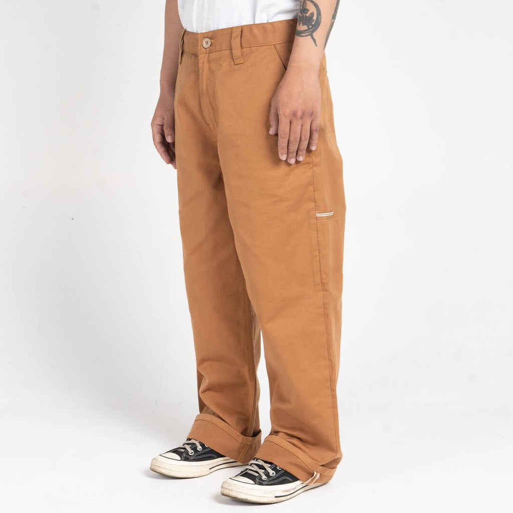 Pride N Joy Co - Selvedge Chino Pants Khaki - Pride N Joy Co