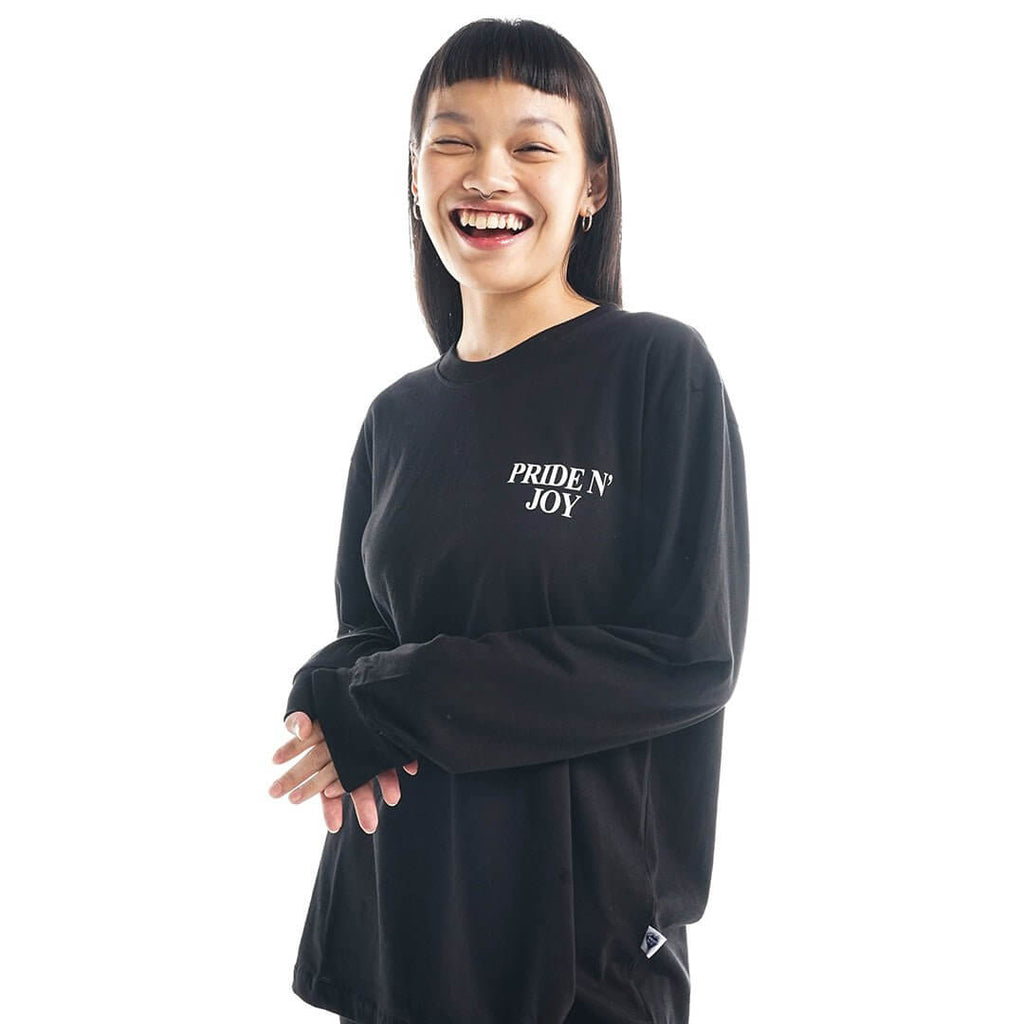 Pride N Joy Co - T-Shirt Longsleeve PNJ Rouman Black - Pride N Joy Co