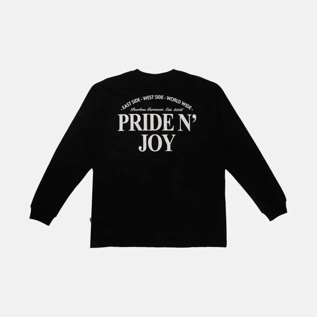 Pride N Joy Co - T-Shirt Longsleeve PNJ Rouman Black - Pride N Joy Co
