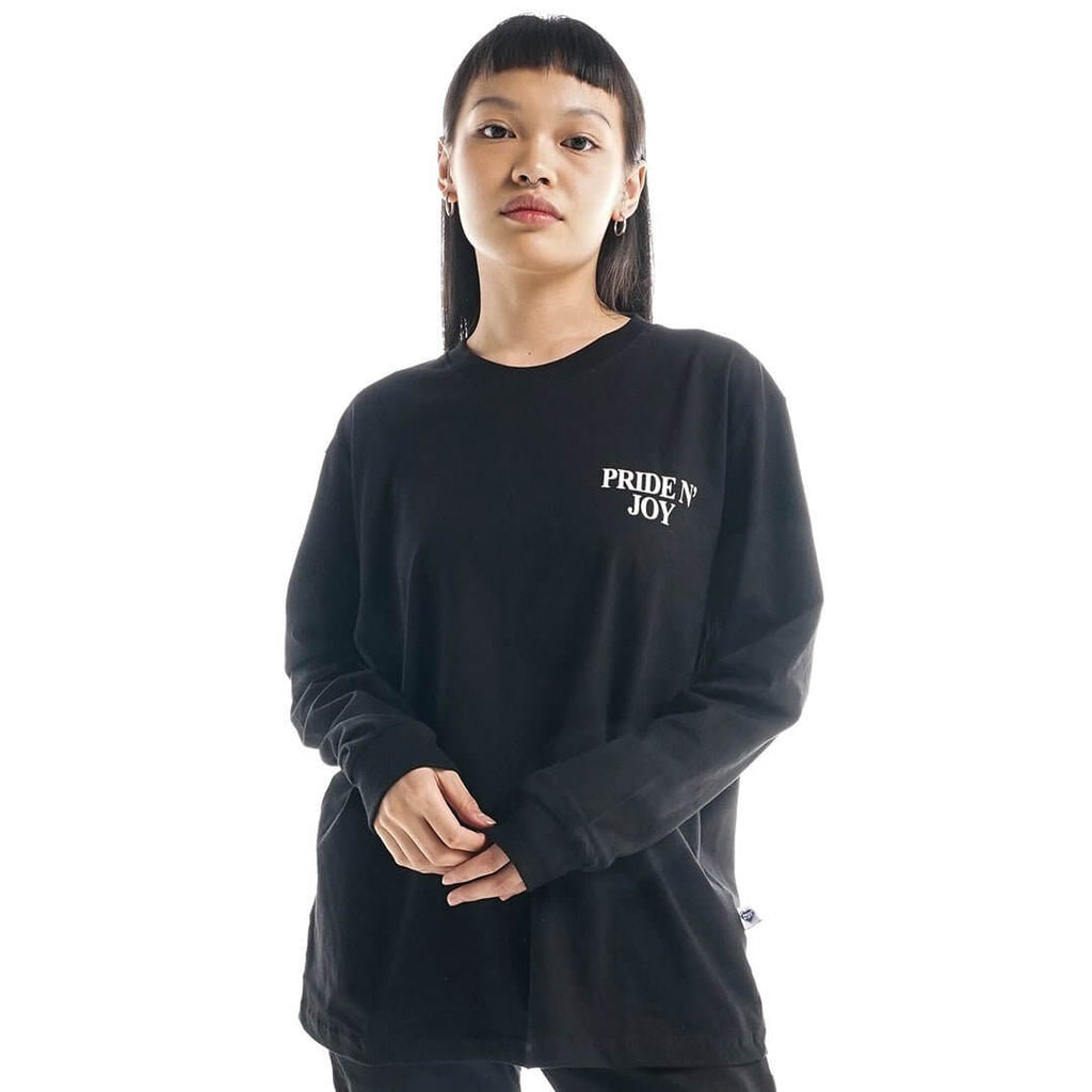 Pride N Joy Co - T-Shirt Longsleeve PNJ Rouman Black - Pride N Joy Co