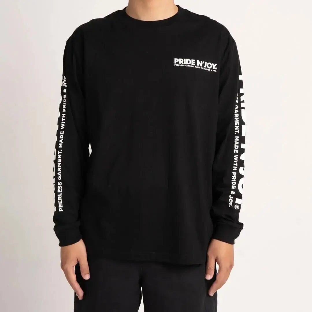 Pride N Joy Co - T-Shirt Longsleeve Pride N'Joy Black - Pride N Joy Co