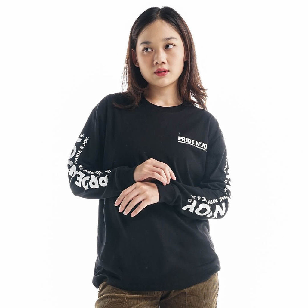 Pride N Joy Co - T-Shirt Longsleeve Pride N'Joy Black - Pride N Joy Co
