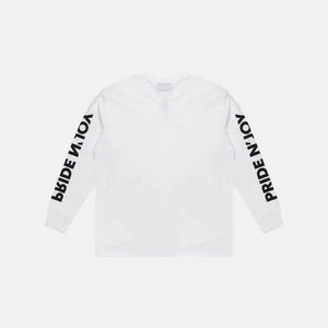 Pride N Joy Co - T-Shirt Longsleeve Pride N'Joy White - Pride N Joy Co