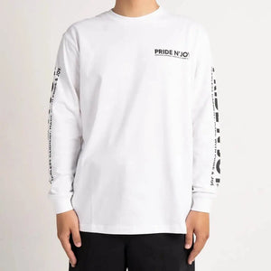 Pride N Joy Co - T-Shirt Longsleeve Pride N'Joy White - Pride N Joy Co