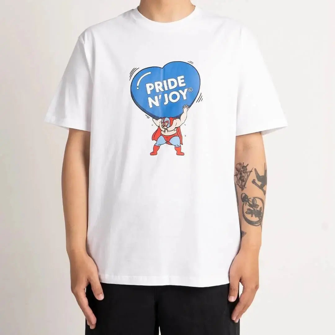 Pride N Joy Co - T-Shirt Lucha Libre White - Pride N Joy Co
