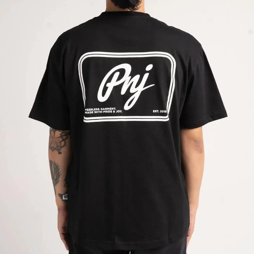 Pride N Joy Co - T-Shirt PNJ Skrip Box Black - Pride N Joy Co