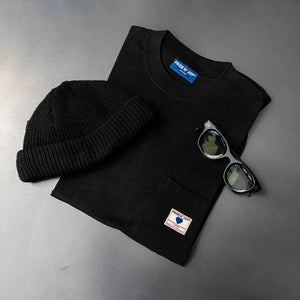Pride N Joy Co - T-Shirt Pocket Tee Black - Pride N Joy Co
