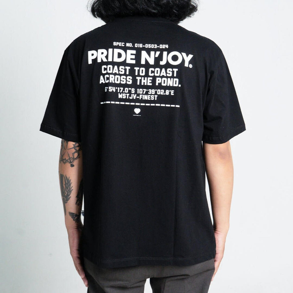 Pride N Joy Co - T-Shirt Regular Fit Combed Graphic Across The Pond Tee - Pride N Joy Co