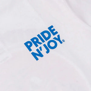 Pride N Joy Co - T-Shirt Tiger Skateboarding White - Pride N Joy Co