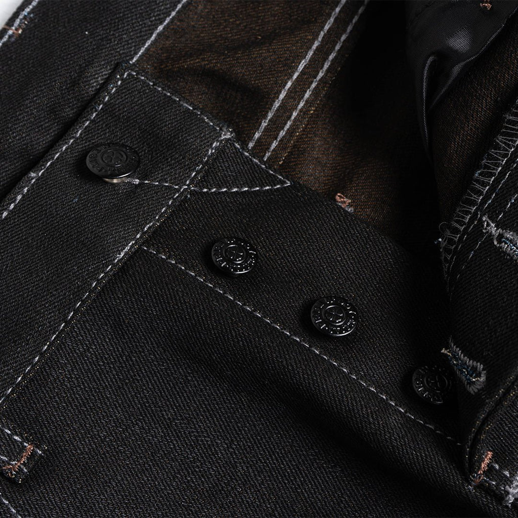 Pride N Joy Co - Tingi Bark 17 Oz Dyed Selvedge Heavyweight Denim - Pride N Joy Co